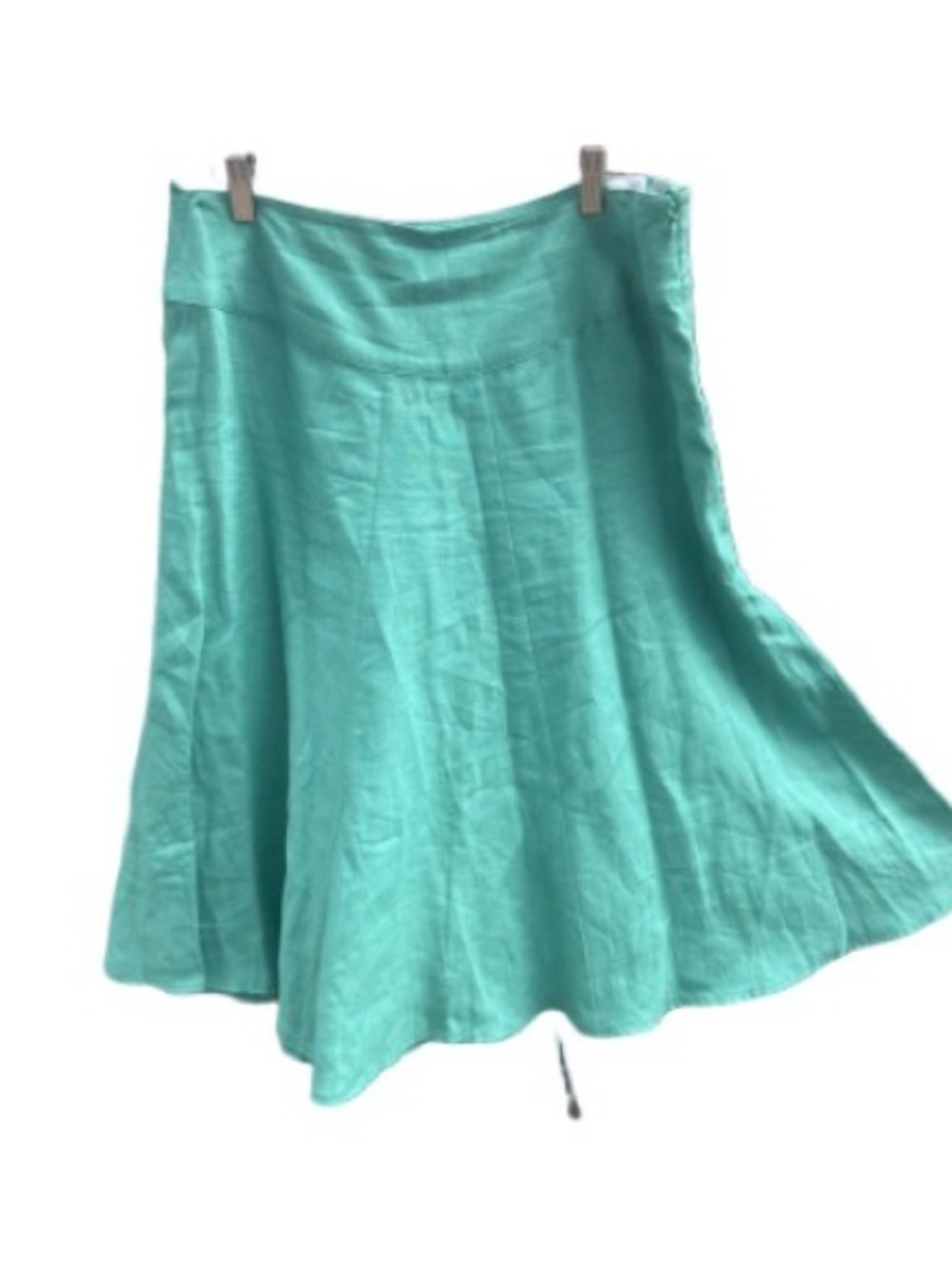 Jones New York A-Line Skirt in Teal Green